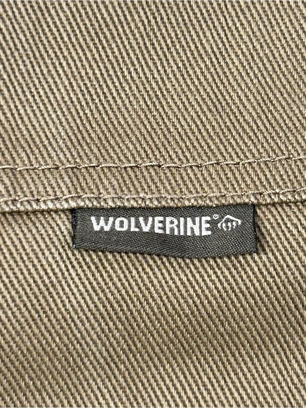 Wolverine Vest Brown Canvas Sherpa Lined Zip Front L Casual Gorpcore Work